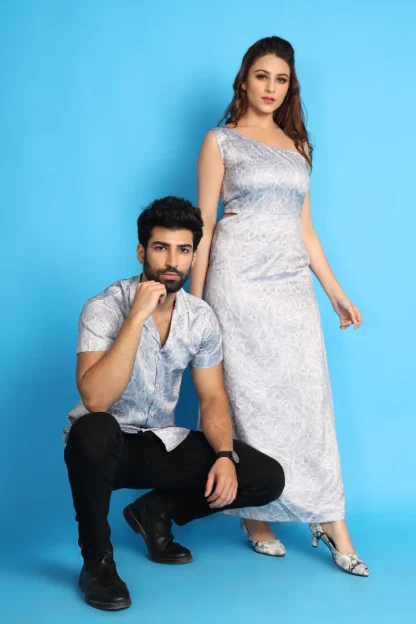 Water Ripples Satin Couple