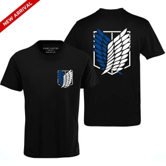 Scouting Legion Attack on Titan Black T-Shirt