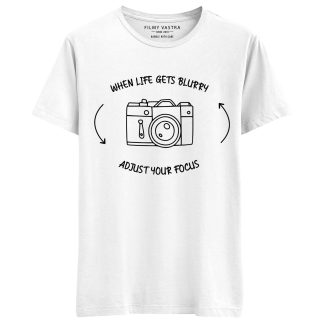 Adjust your focus white T-Shirt