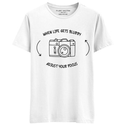Adjust your focus white T-Shirt