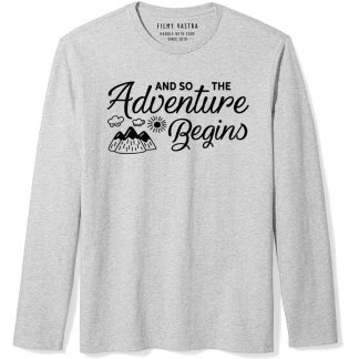 So the Adventure Begins Full Sleeve T-Shirt
