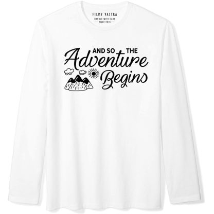 So the Adventure Begins Full Sleeve T-Shirt - Image 2