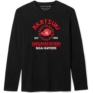 Akatsuki Organization Naruto Black Full Sleeve T-Shirt