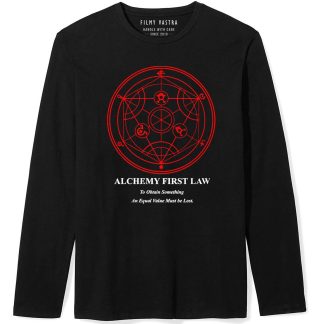 Alchemy's First Law Black Full Sleeve T-Shirt