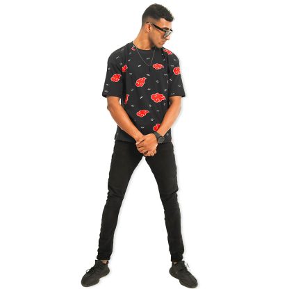 Akatsuki All Over Print Oversized Unisex T-Shirt - Image 3