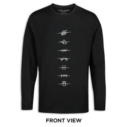 Naruto Anti Village Symbols Full Sleeve T-Shirt - Image 2