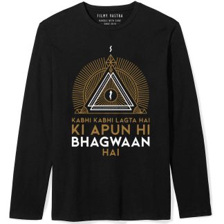 Apun hi Bhagwaan Hai Dialogue Full Sleeve T-Shirt