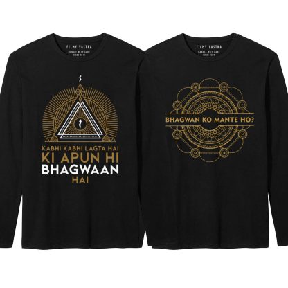 Apun hi Bhagwaan hai + Bhagwan ko mante ho Combo Full Sleeve T-Shirts