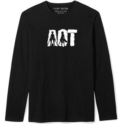Attack On Titan AOT Black Full Sleeve T-Shirt