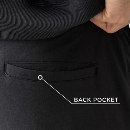 Plain Black T-Shirt and Jogger Combo Set - Image 6