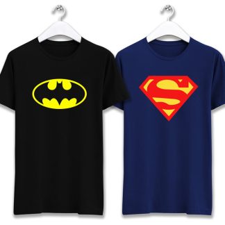Classic Batman + Superman Combo T-Shirts