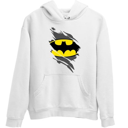 Batman White Hoodie