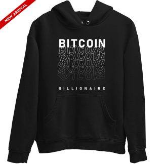 Bitcoin Billionaire Black Hoodie