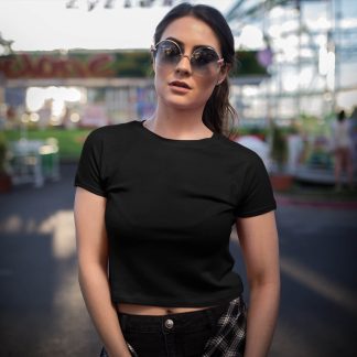 Black Crop Top