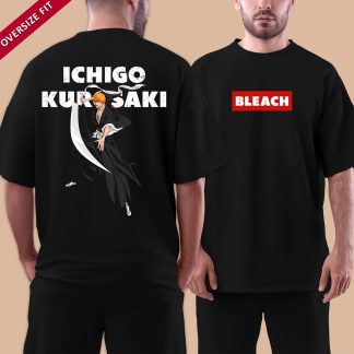 Ichigo Kurosaki Bleach Black Oversize T-Shirt