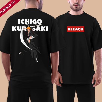 Ichigo Kurosaki Bleach Black Oversize T-Shirt