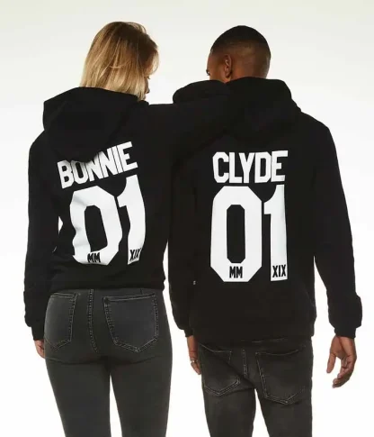 Filmy Vastra Bonnie & Clyde Couple Hoodie (Pack of 2) - Image 2