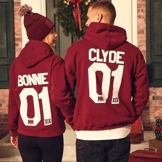 Filmy Vastra Bonnie & Clyde Couple Hoodie (Pack of 2)