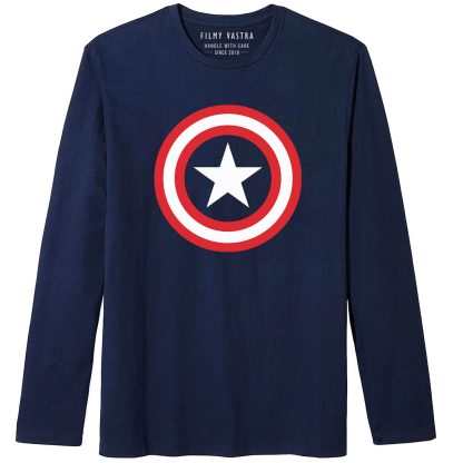 Classic Captain America Full Sleeve T-Shirt