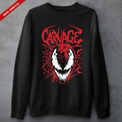 Carnage Black Sweatshirt