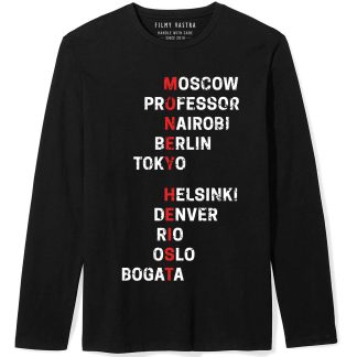 Character Names ‘Money Heist’ Full Sleeve T-Shirt
