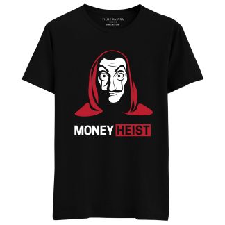 Money Heist – Dali Mask & Text T-Shirt