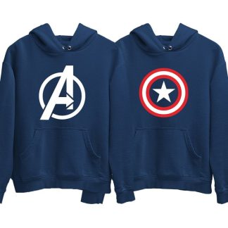 Avenger Classic + Captain America Combo Hoodies