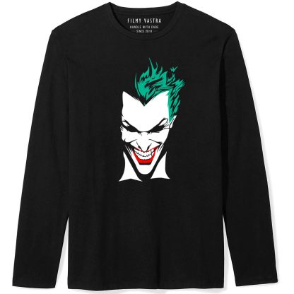 Classic Batman + Clown Prince of Crime Combo Full Sleeve T-Shirts - Image 3