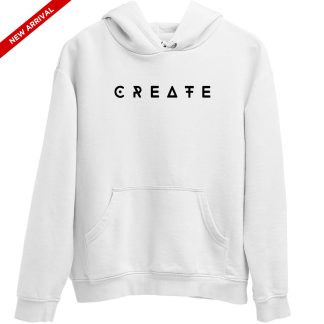 Create White Hoodie