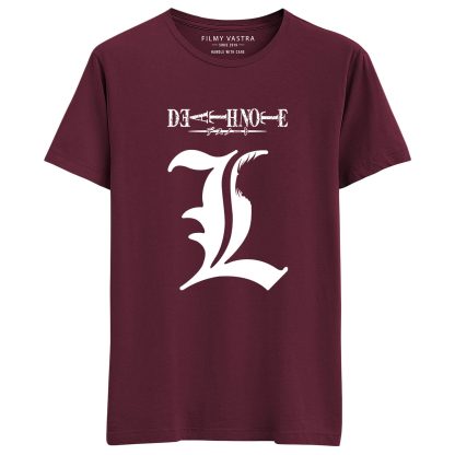 Death Note Logo Burgundy T-Shirt