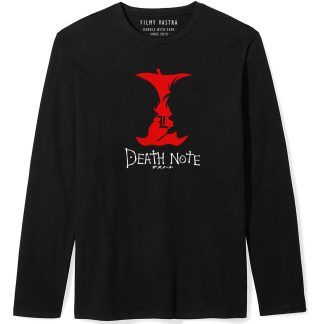 Death Note Apple Face Black Full Sleeve T-Shirt