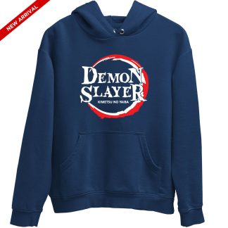Demon Slayer Logo Blue Hoodie