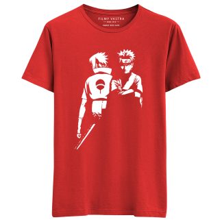 Naruto Sasuke Red T-Shirt