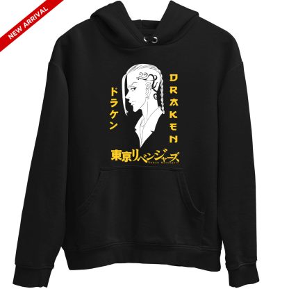 Draken Tokyo Revengers Black Hoodie
