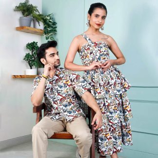 Caribbean Carnival Couple Dress