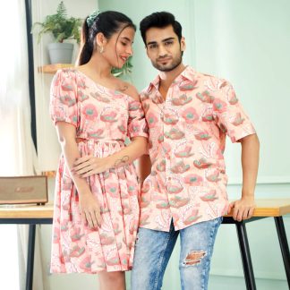 Flower Park Couple Dress