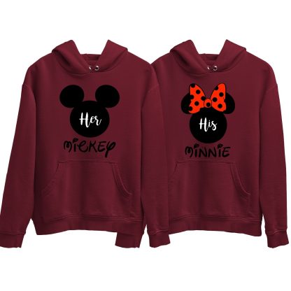 Mickey & Minnie Couple Hoodie (Price for 2 pcs)