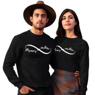 Forever in Love Couple Sweatshirt (Price for 2 pcs)