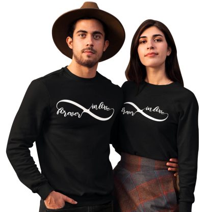 Forever in Love Couple Sweatshirt (Price for 2 pcs)