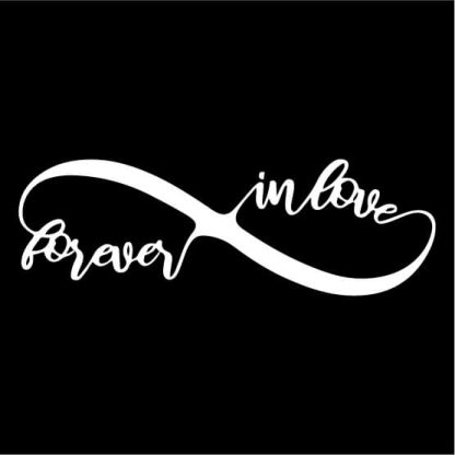 Forever in Love Black Couple T-Shirt - Image 3