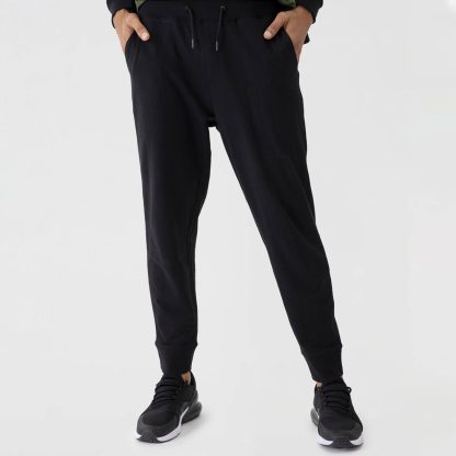 Black Cotton Tracksuit – Jacket & Jogger Combo Set - Image 6
