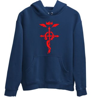 Fullmetal Alchemist Logo Blue Hoodie