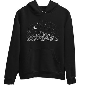 Geometric Mountain Hoodie