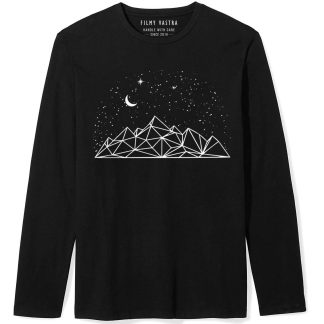 Geometric Mountain Full Sleeve T-Shirt