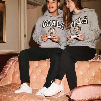 Filmy Vastra Couple Goals Design Hoodie (Pack of 2)