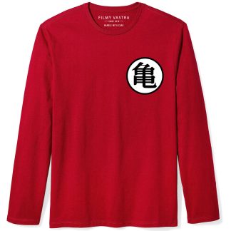 Goku Kame Symbol Red Full Sleeve T-Shirt
