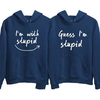 Guess I’m Stupid Couple Hoodie (Price for 2 pcs)