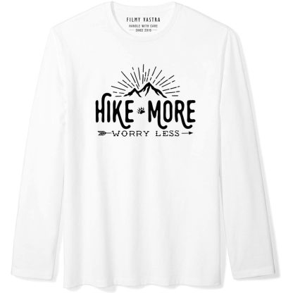 Hike More, Worry Less Full Sleeve T-Shirt - Image 2