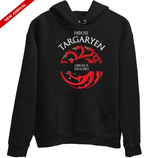House Targaryen – House Of The Dragon Black Hoodie