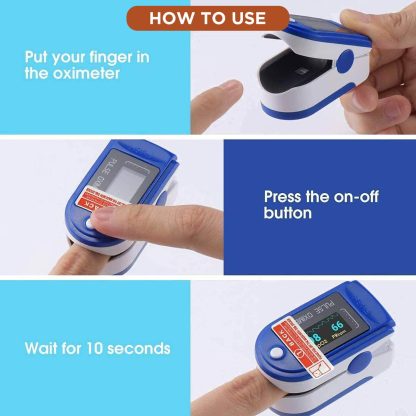 Pulse Oximeter Fingertip (Batteries Included) - Image 2